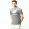 Camiseta Essentials Stacked Logo Grey