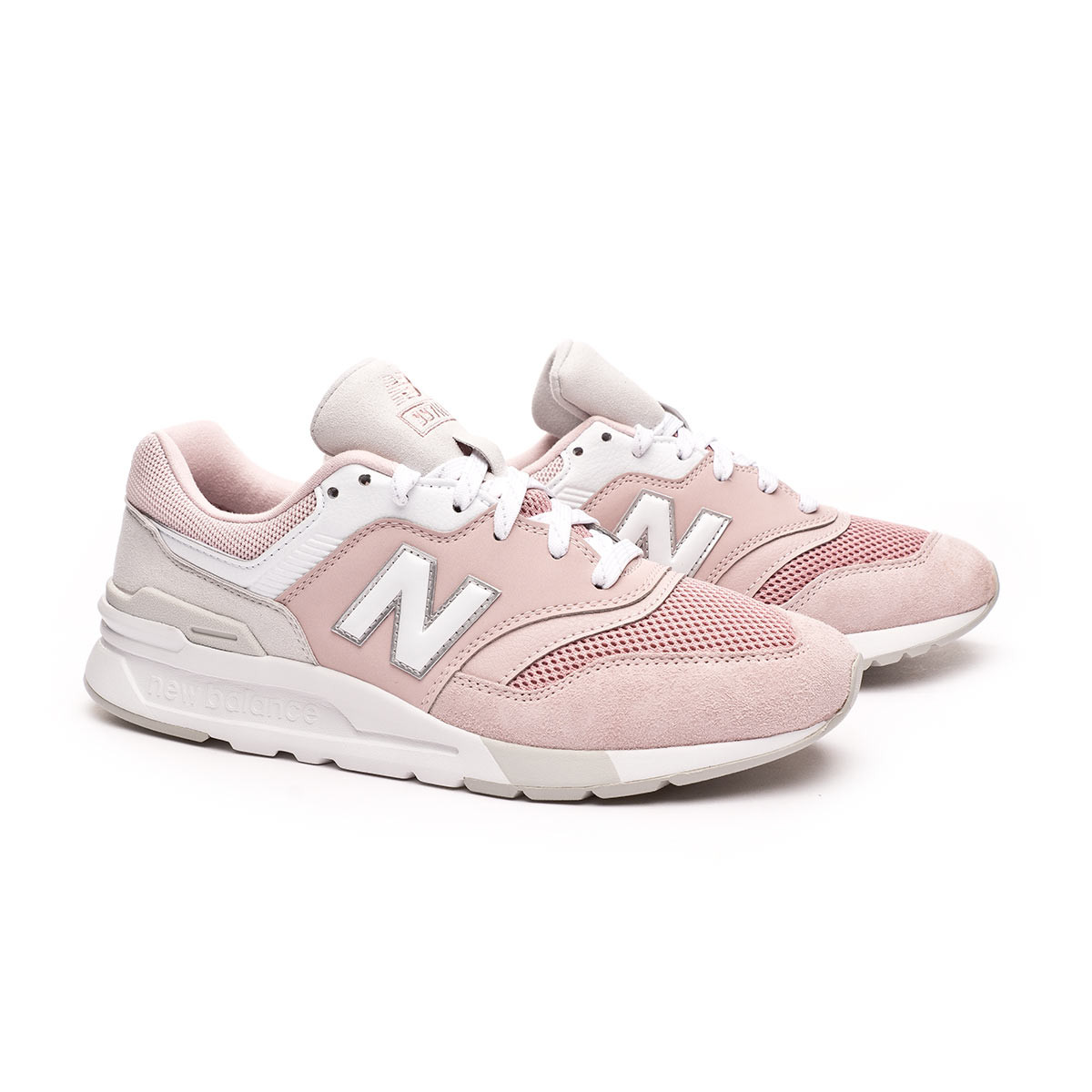 ladies pink new balance trainers