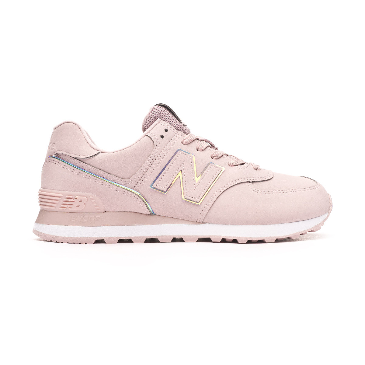 new balance pink 574 v2 suede trainers