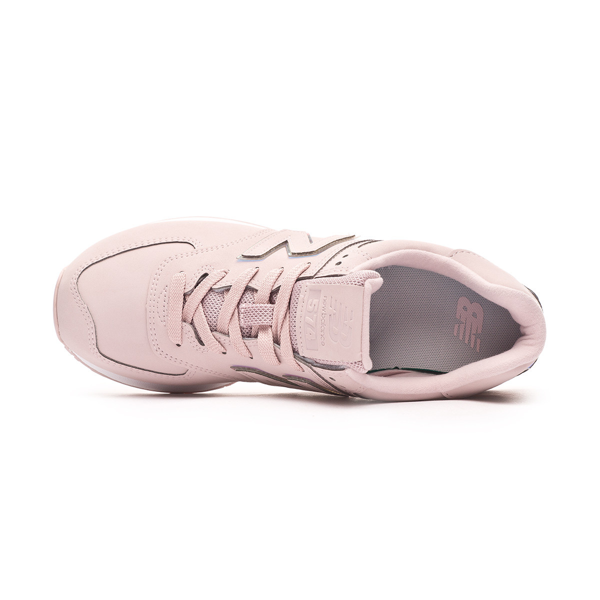 new balance pink 574 v2 suede trainers