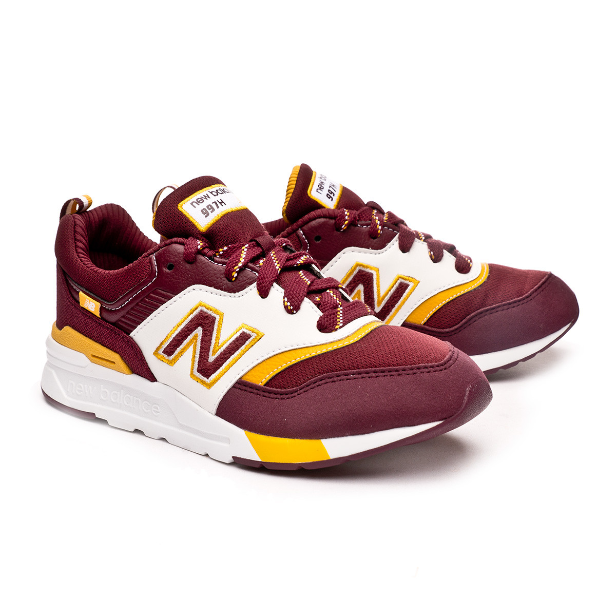 burgundy new balance kids