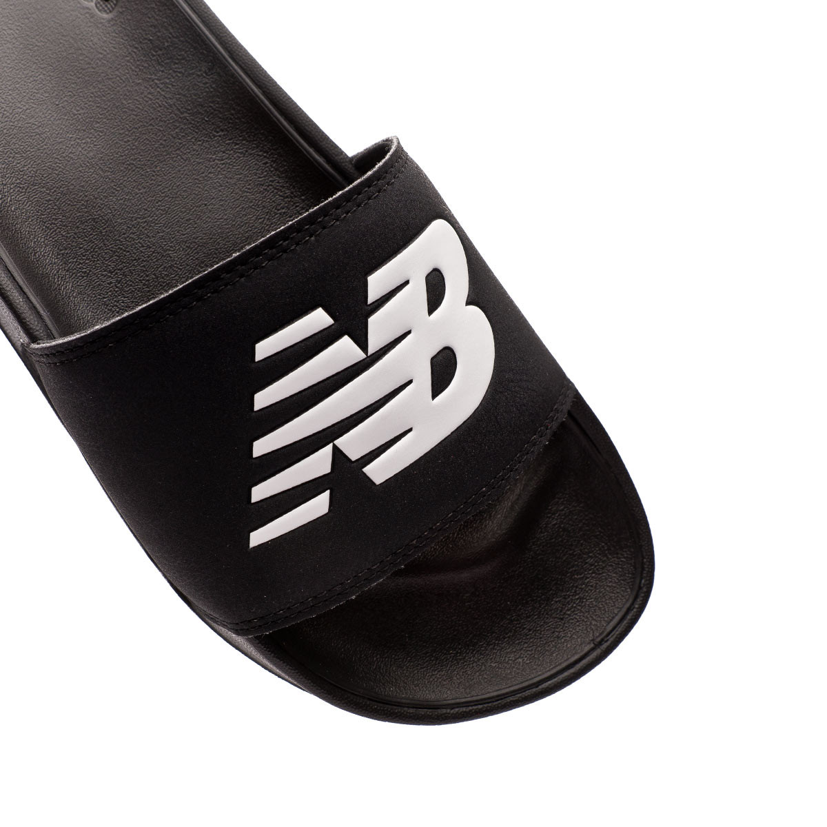 new balance black flip flops