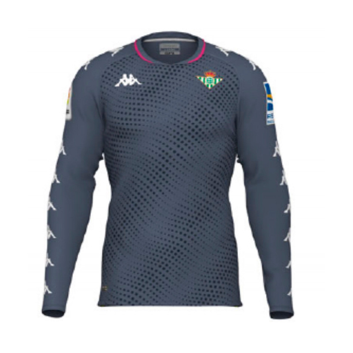 Camiseta Kappa Real Betis Balompie Primera Equipacion Portero 2020 2021 Grey Futbol Emotion