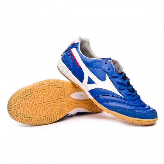 Futsal Shoes Mizuno Morelia Indoor Reflex Blue-White - Fútbol Emotion