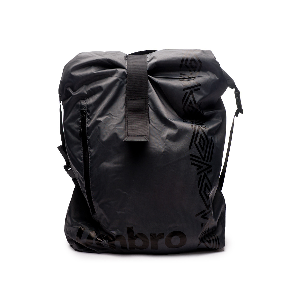 black padded backpack