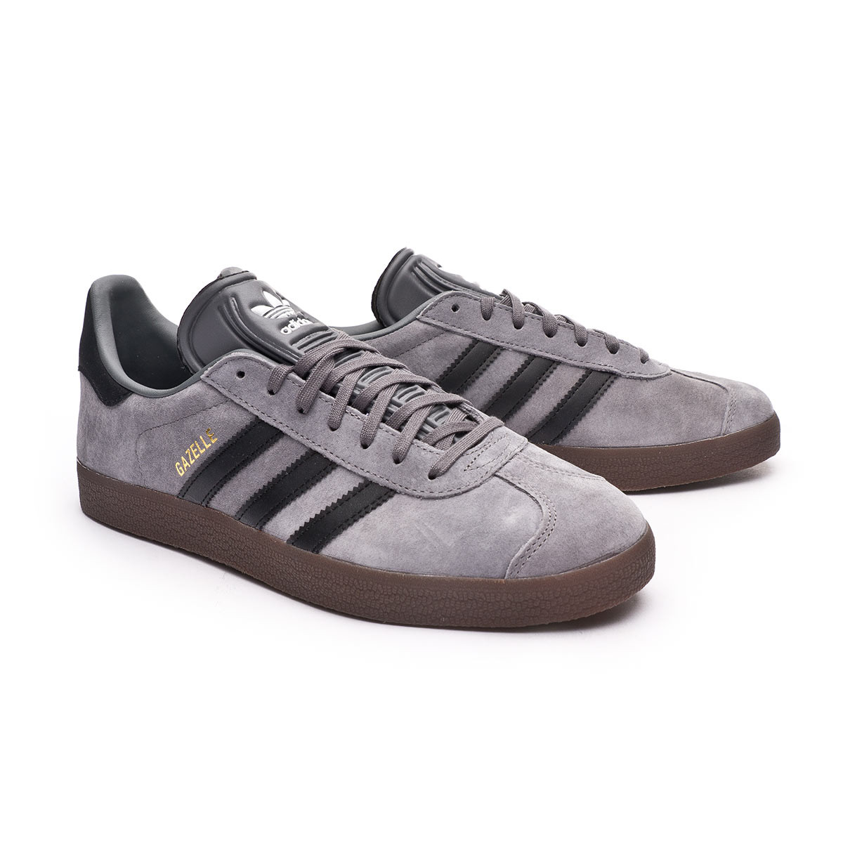 grey adidas gazelle trainers