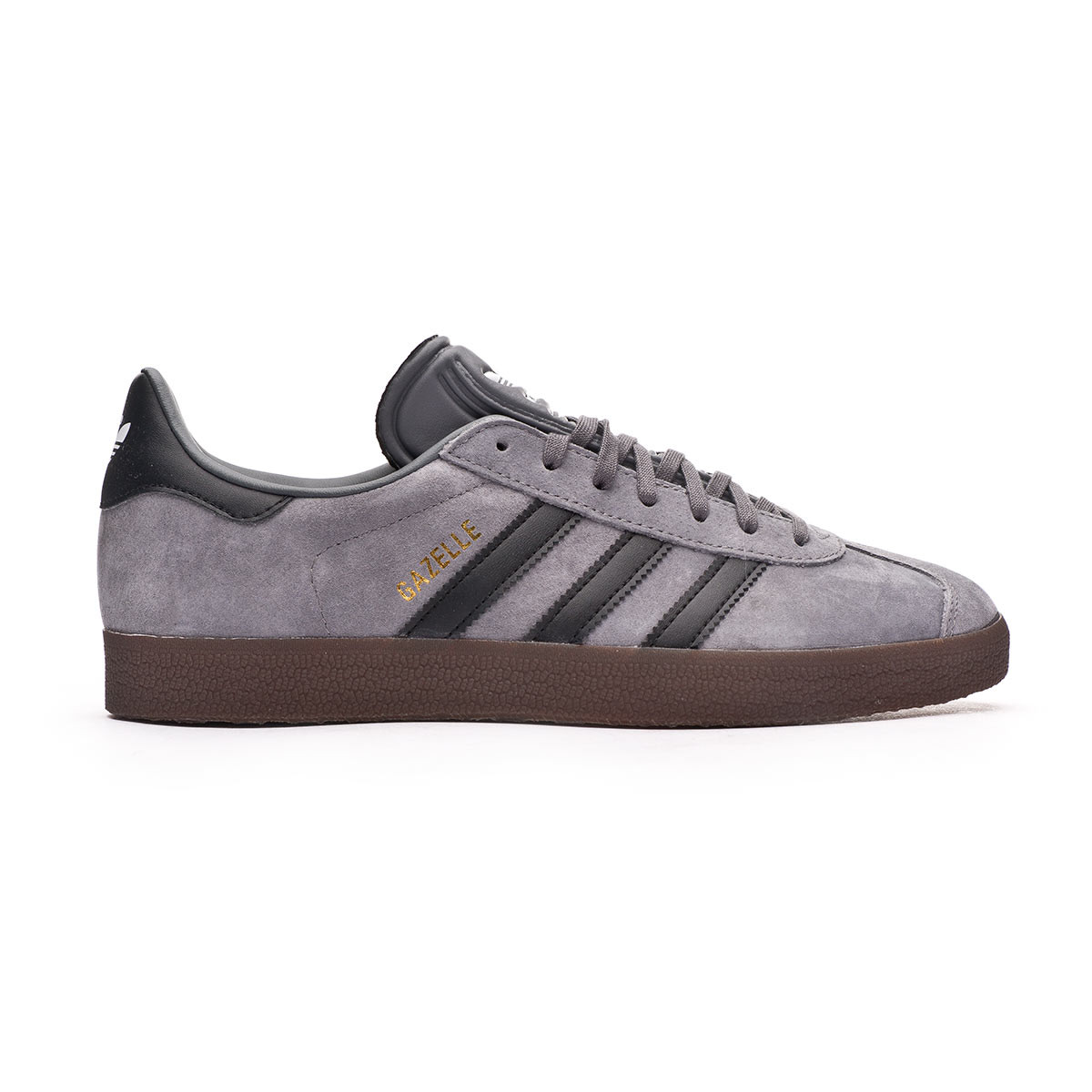 Zapatilla adidas Gazelle Grey four-Core black-Gum five - Tienda de fútbol  Fútbol Emotion