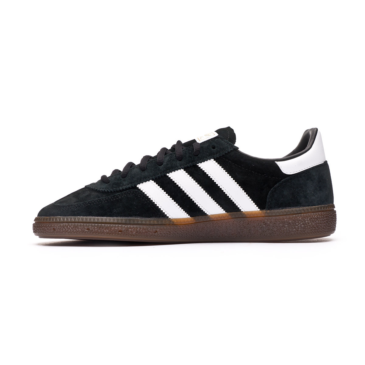 adidas originals handball spzl trainers black with gum sole