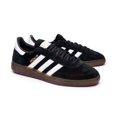 adidas originals handball spzl trainers black with gum sole