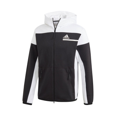 Jacket Adidas Zne Full Zip Black White Futbol Emotion