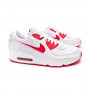 Air Max 90 White-Hyper red-Black