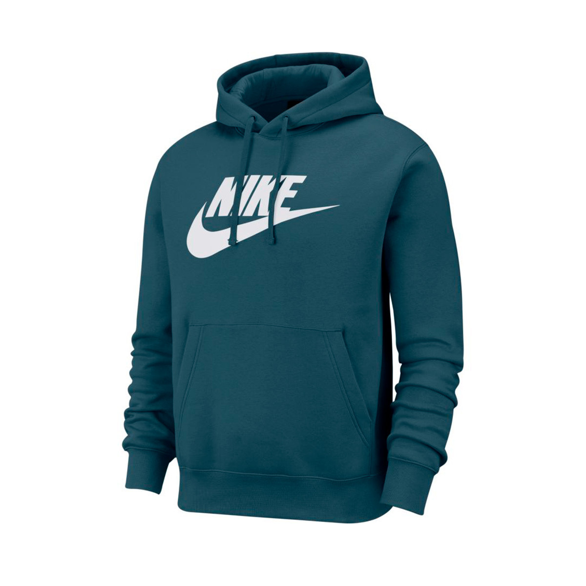 nike club hoodie green