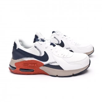 Zapatilla Air Max Excee White-Obsidian-Enigma stone-Firewood orange