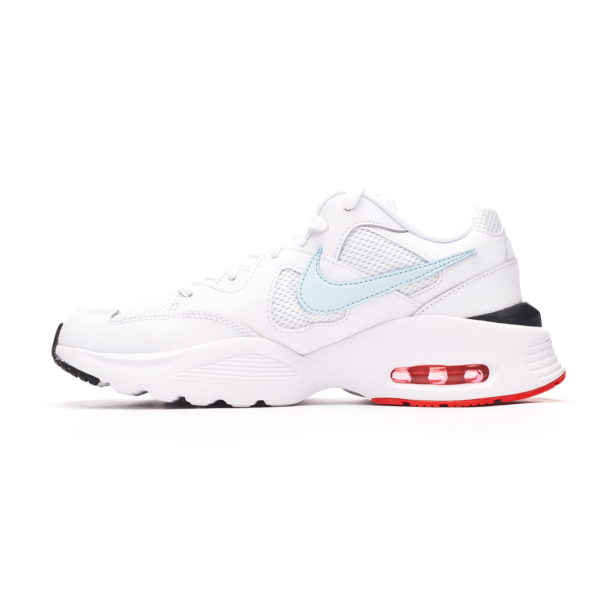 Zapatilla Nike Air Max Fusion Mujer White-Glacier Blue-Summit White-Bright  Crimso - Fútbol Emotion