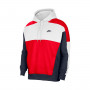 Sportswear Club Hoodie Pullover BB White-Obsidian-University red-Obsidian