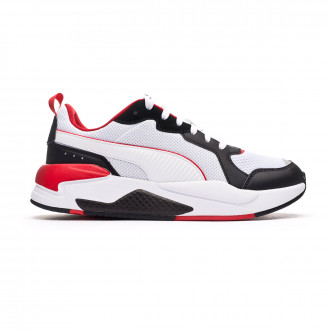 puma black and white trainers