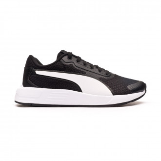 black and white puma trainers