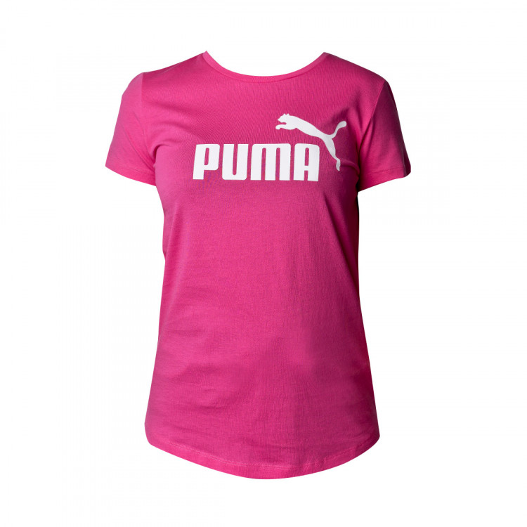 Camiseta Puma ESS Logo Mujer Glowing Pink - Tienda de fútbol Fútbol Emotion