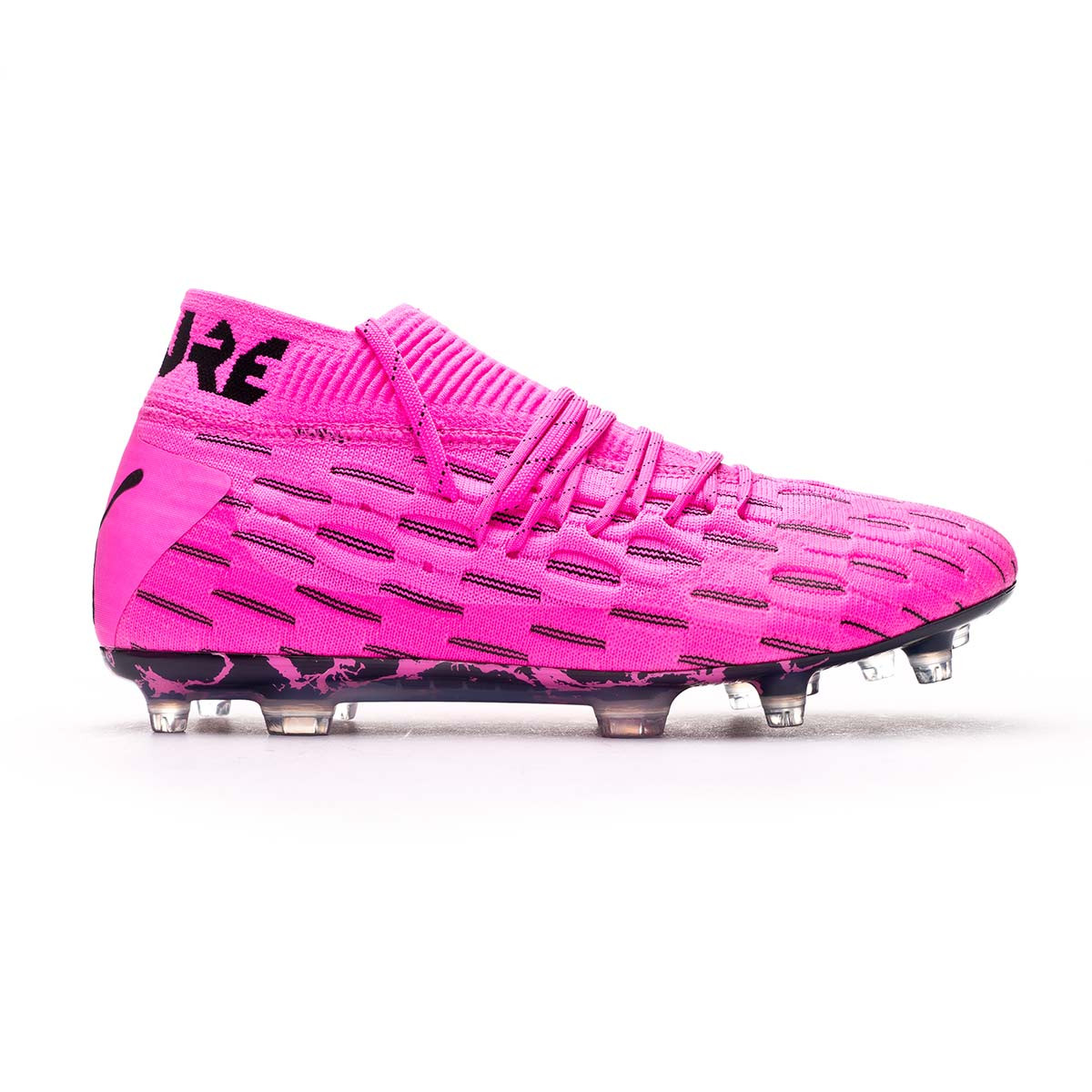 Football Boots Puma Future 6 1 Netfit Fg Ag Luminous Pink Puma Black Futbol Emotion