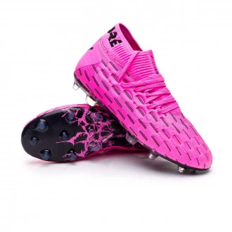 Bota Future 6.1 Netfit FG/AG Niño Luminous Pink-Black
