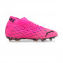 Future 6.1 NETFIT FG/AG Criança Luminous Pink-Puma Black
