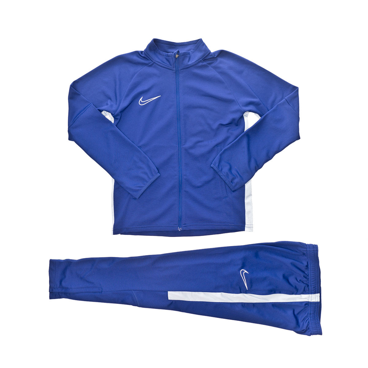 nike dri fit tracksuit blue