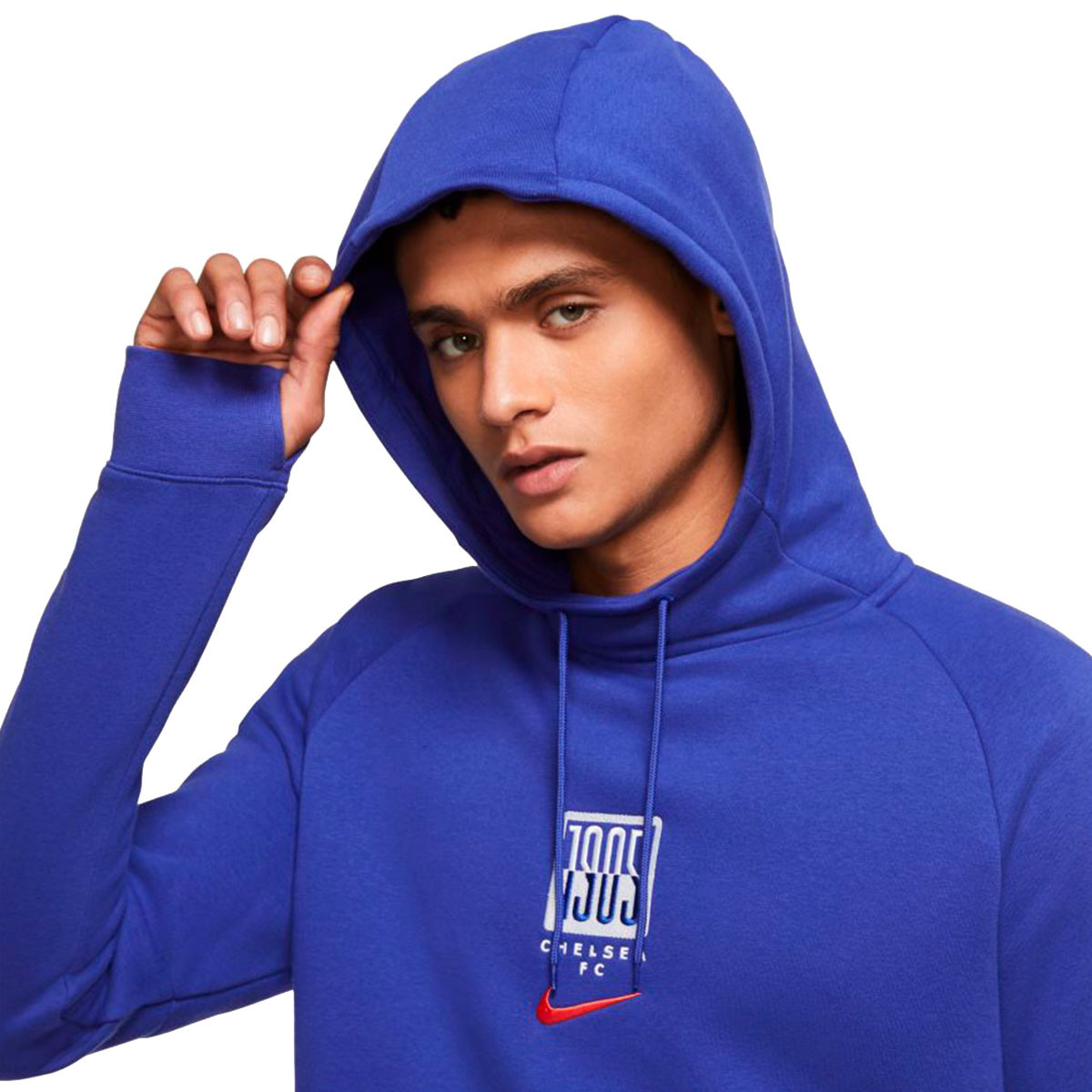 Sudadera Chelsea GFA Fleece Pullover Cl 2020-2021 Light Concord-Ember Glow-Ember Glow - Fútbol Emotion