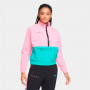 FC Barcelona Midlayer QZ 2020-2021 Mulher Lotus pink-New green-Black