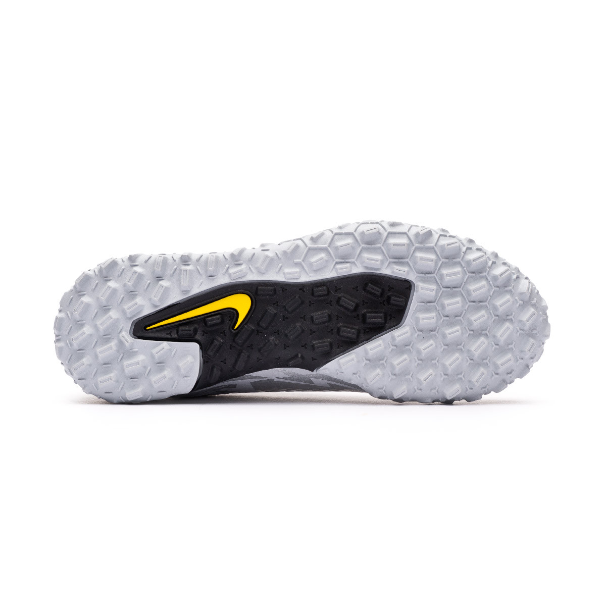 Bota de fútbol Nike Phantom GT Academy DF Se Turf Niño Pure  Platinum-Metallic Silver-Black-Speed Yel - Fútbol Emotion