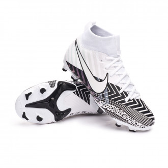 Bota Mercurial Superfly VII Academy MDS FG/MG Niño White-Black