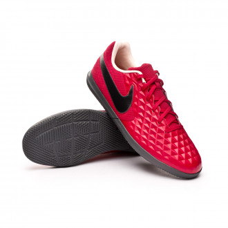 Sapatilha futsal Tiempo Legend 8 Club IC Cardinal Red-Black-Crimson Tint-White-Iron