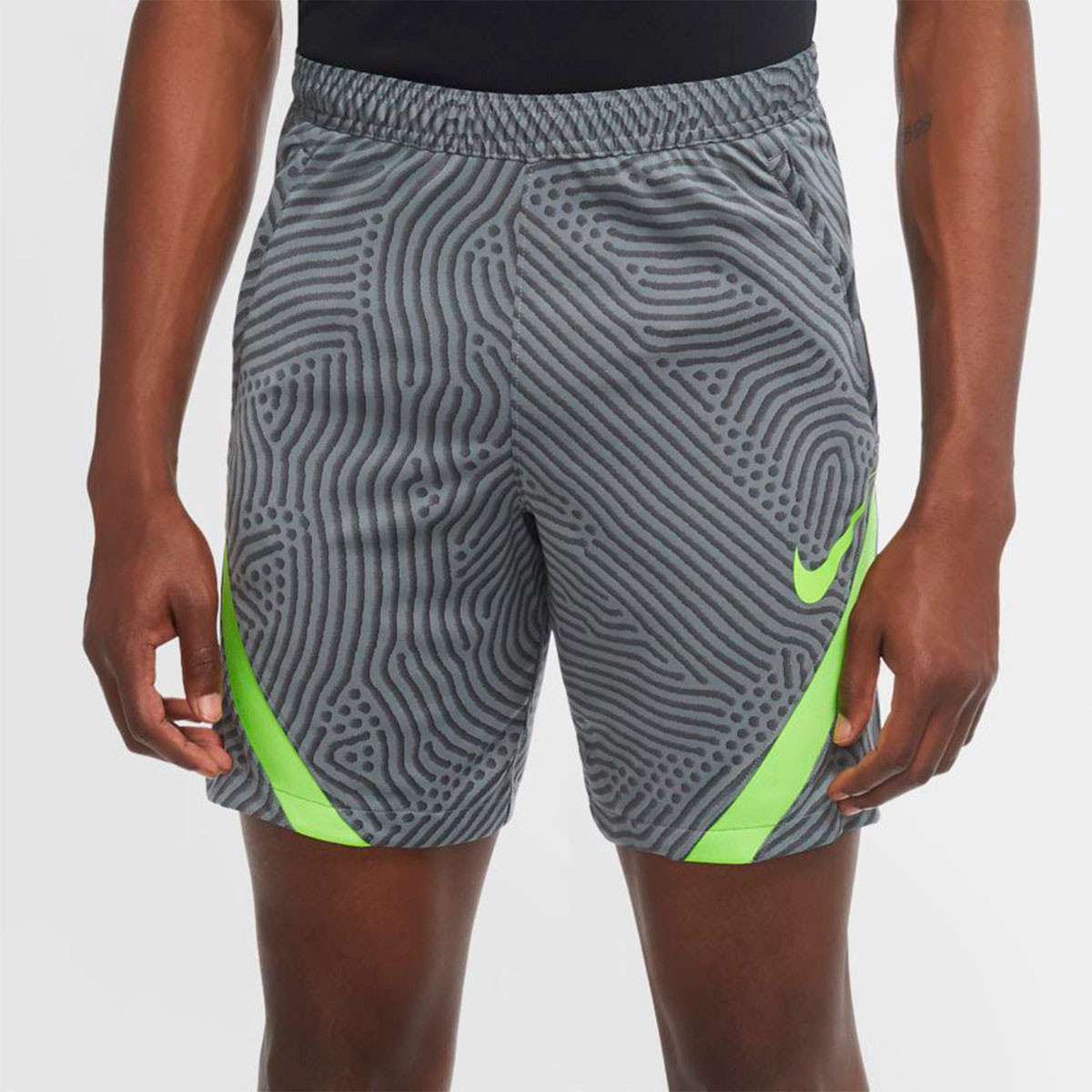 Shorts Nike Dri-FIT Strike Smoke grey-Black-Volt - Fútbol Emotion