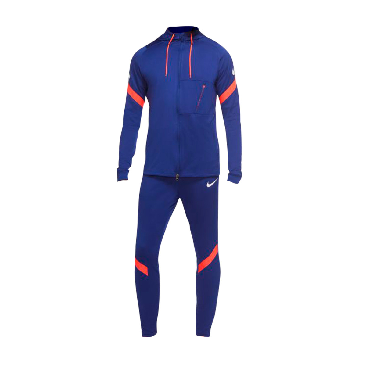 bright blue nike tracksuit