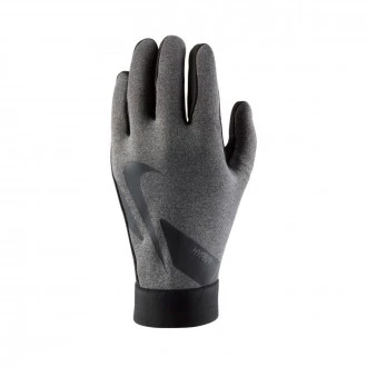 Gloves Hyperwarm Academy Charcoal Heather-Black-Black