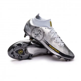 Bota Phantom GT Elite DF Se FG Pure Platinum-Metallic Silver-Black-Speed Yel