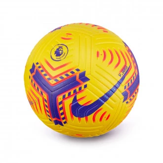Balón Premier League Strike 2020-2021 Hi-Vis Yellow-Light Crimson-Purple