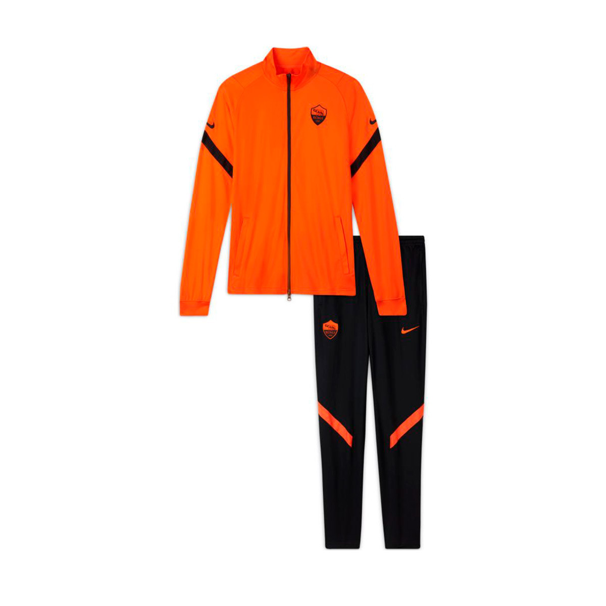 nike tracksuit orange