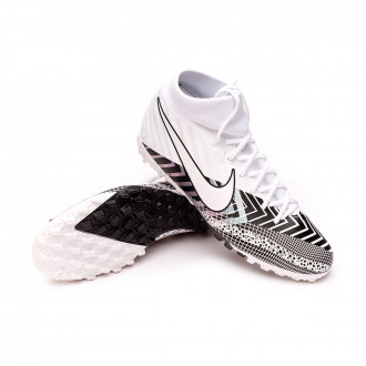 Bota Mercurial Superfly VII Academy MDS Turf White-Black