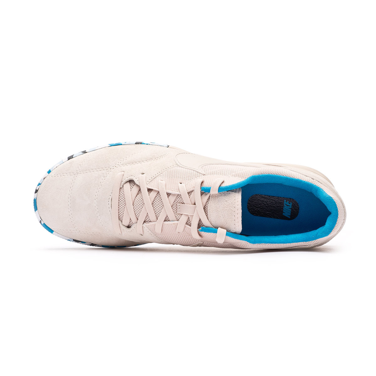 Zapatilla de Fútbol sala Nike The Nike Premier 2 Sala IC Oatmeal-Laser  Blue-Celestine Blue-White - Fútbol Emotion