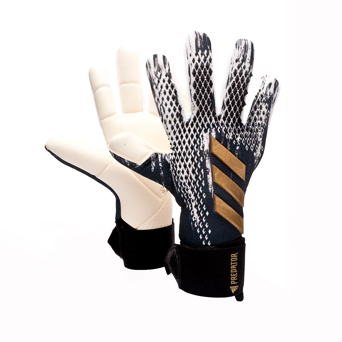 adidas black and gold football gloves