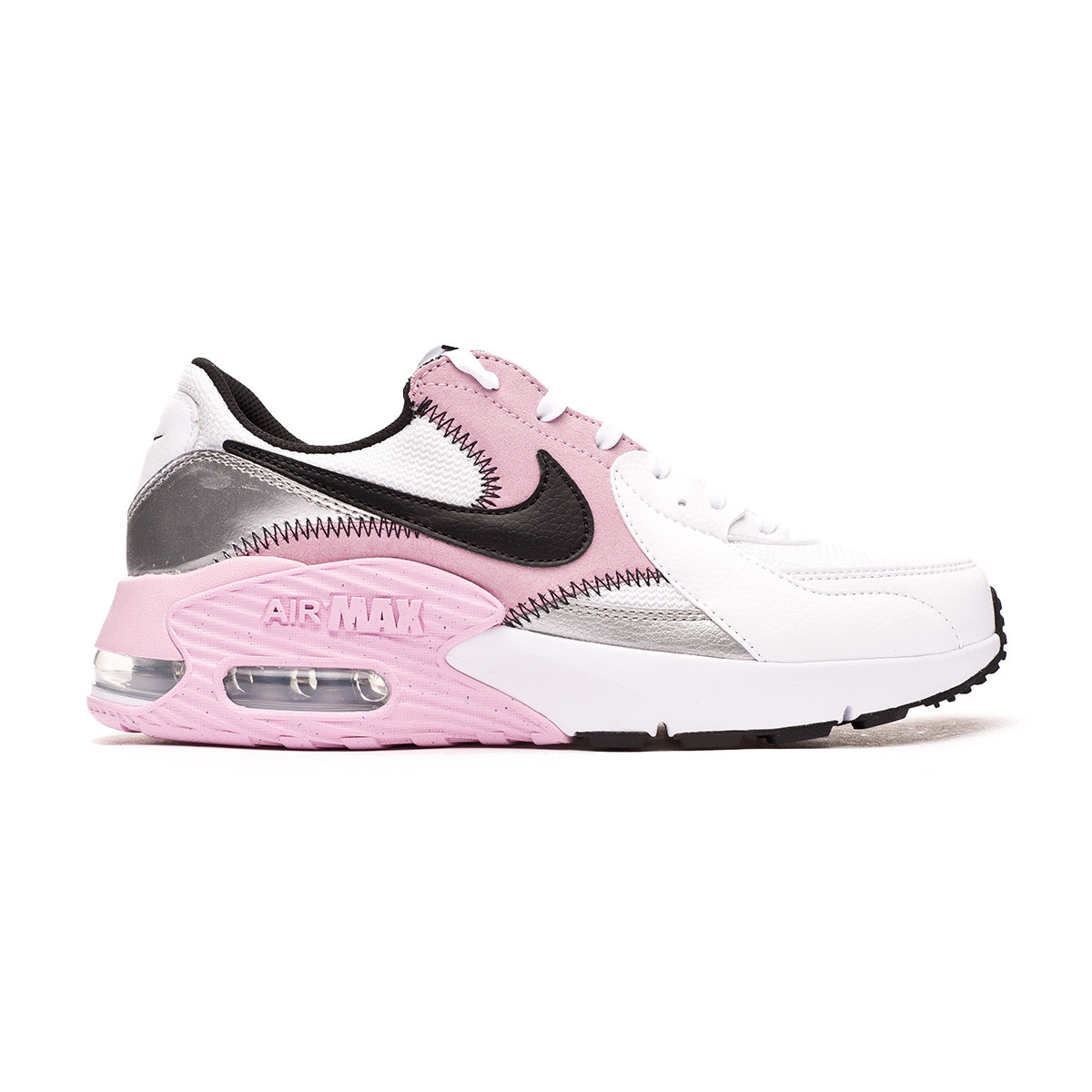 Scarpe Nike Air Max Excee Mujer White-Black-Lite artic pink-Metallic silver  - Negozio di calcio Fútbol Emotion