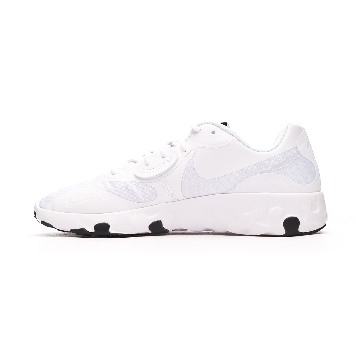 white & black renew lucent trainers