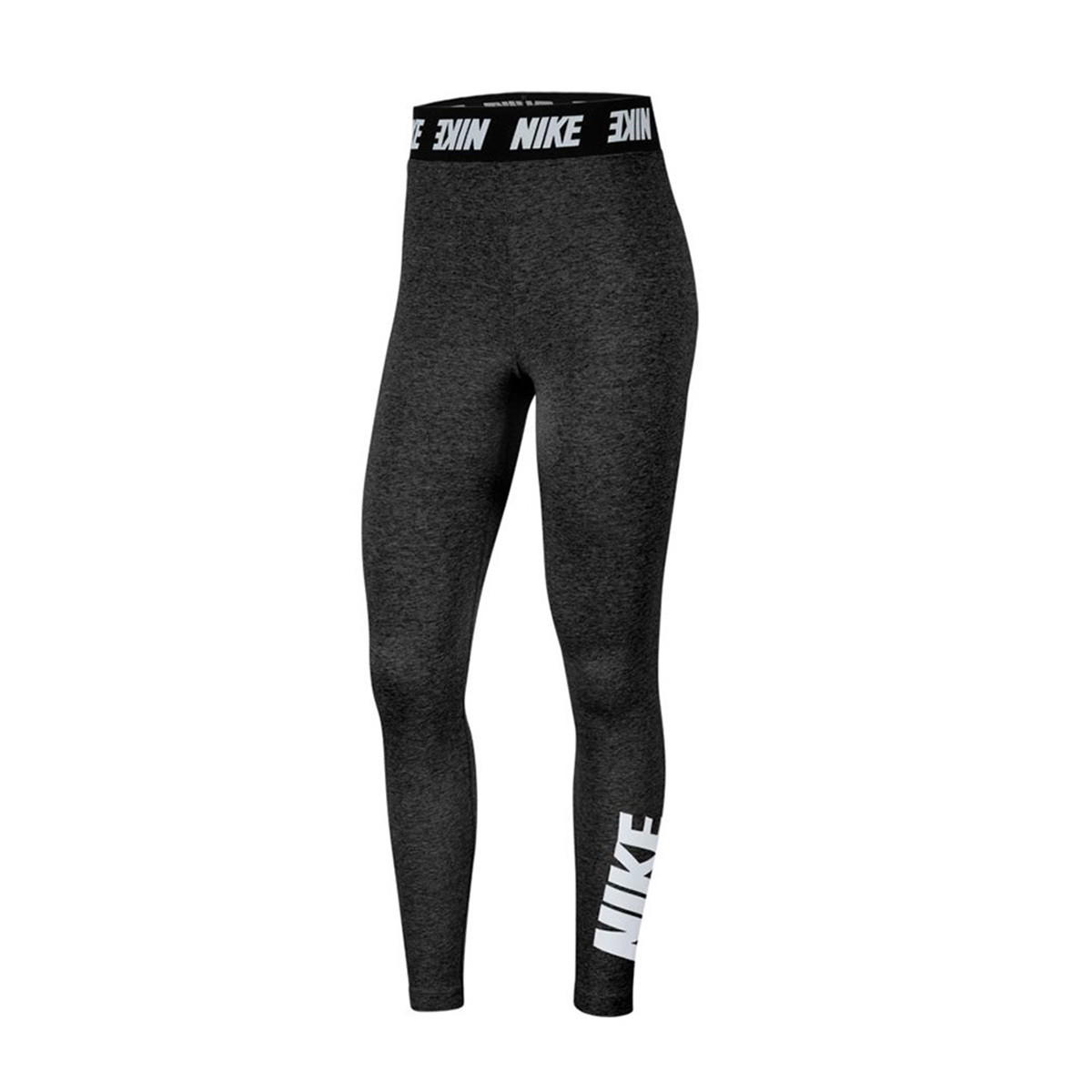 Portavoz Enriquecer Descartar Malla Nike Sportswear Legging Club HR Mujer Black-White - Fútbol Emotion