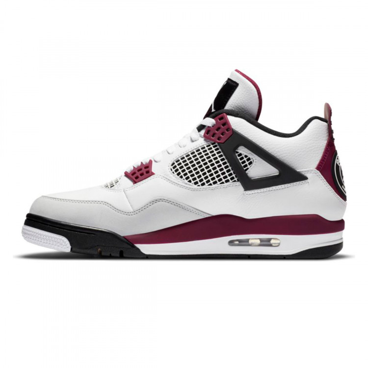 air jordan 4 x psg white neutral grey bordeaux