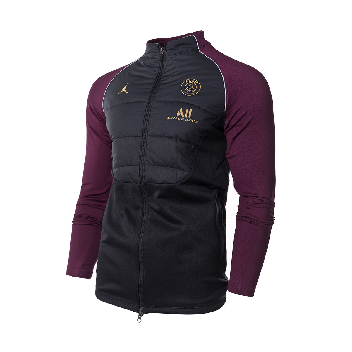 Gilet PSG homme 18/19 - 100% polyester - Veste d'entraînement