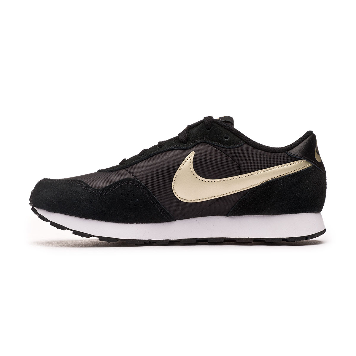kids black and gold trainers