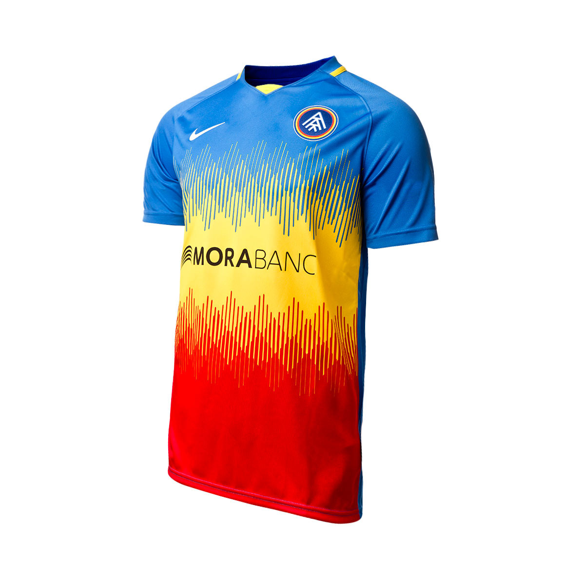 cepillo gatear diluido Camiseta Nike FC Andorra Primera Equipación Stadium 2022-2023  Azul-Amarillo-Rojo - Fútbol Emotion