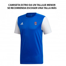 Camiseta Estro 19 m/c C.D Coya de Vigo Bold Blue-White