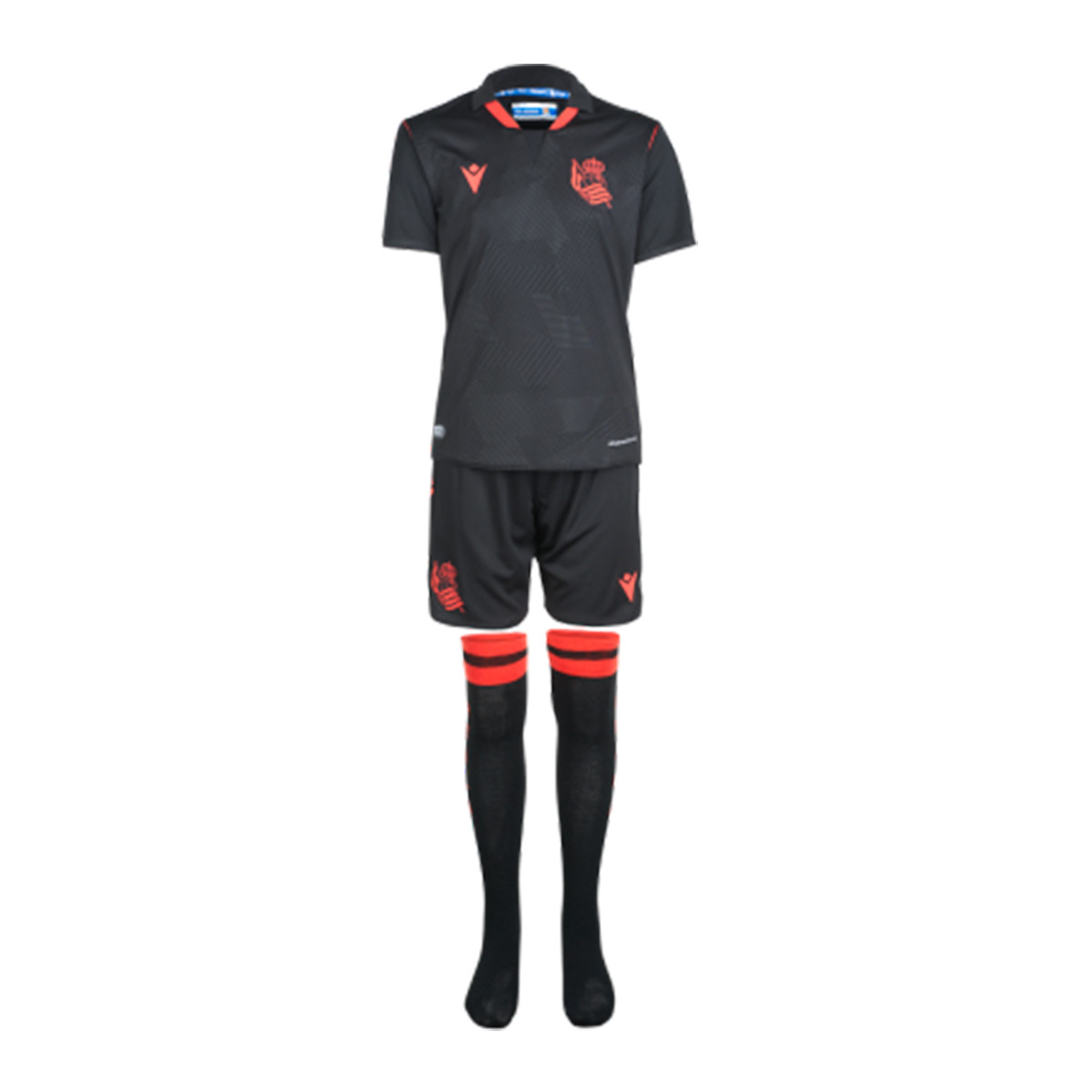 Kit Macron Kids Real Sociedad Away Kit 2020 2021 Black Football Store Futbol Emotion