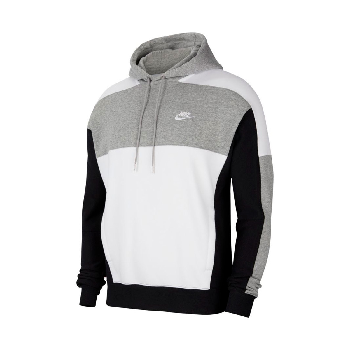 nike sportswear club hoodie grey